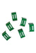A Green Lego & Building Blocks from Bigjigs in size O/S for neutral. (Back View)