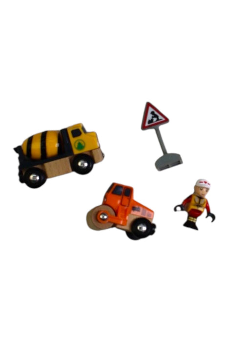 A Multicolour Cars Trucks Trains & Remote Control from Brio in size O/S for neutral. (Front View)