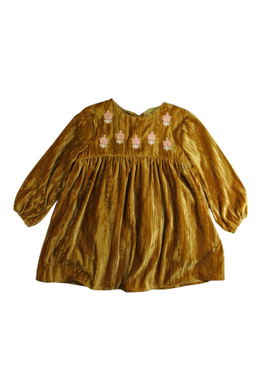 A Gold Long Sleeve Dresses from Louise Misha in size 18-24M for girl. (Front View)