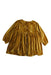 A Gold Long Sleeve Dresses from Louise Misha in size 18-24M for girl. (Back View)
