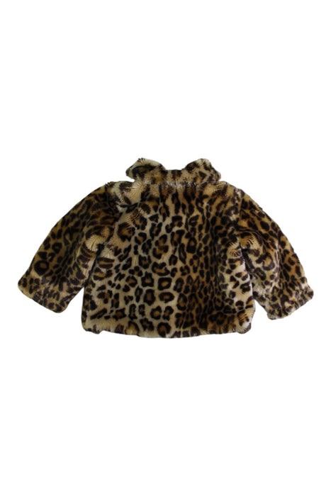 A Brown Coats from Bonpoint in size 12-18M for girl. (Back View)