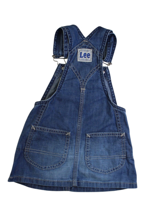 A Blue Overall Dresses from Lee in size 12-18M for girl. (Back View)