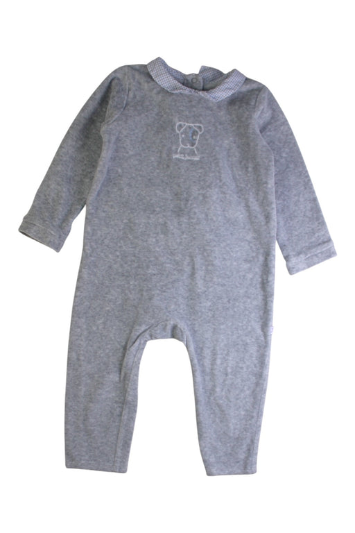 A Grey Onesies from Jacadi in size 18-24M for boy. (Front View)