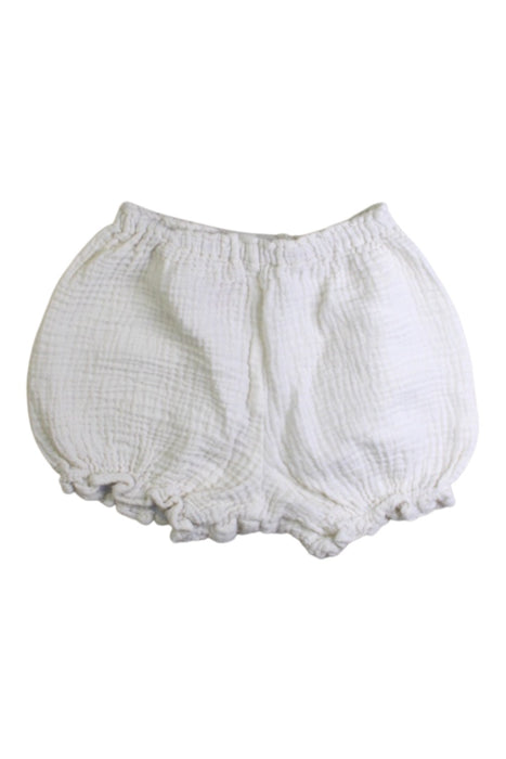 A White Bloomers from Laingo in size 6-12M for girl. (Front View)