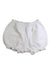 A White Bloomers from Laingo in size 6-12M for girl. (Front View)