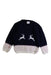 A Navy Knit Sweaters from Paz Rodriguez in size 3T for girl. (Front View)