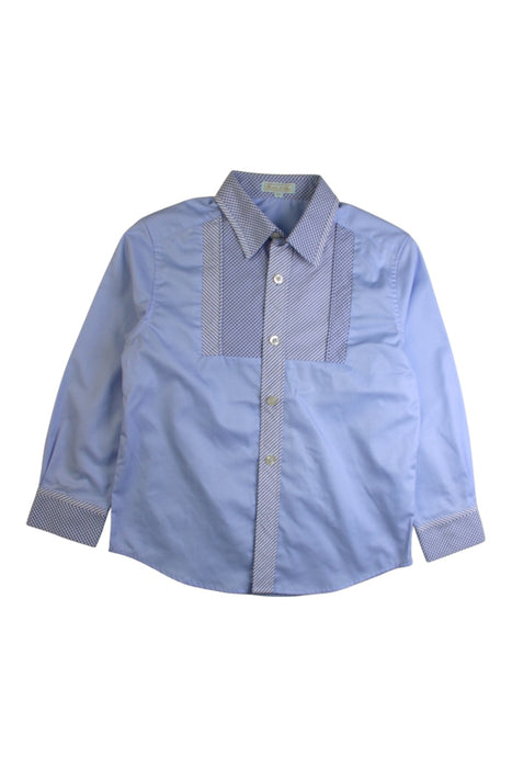 A Blue Long Sleeve Shirts from Nicholas & Bears in size 6T for boy. (Front View)