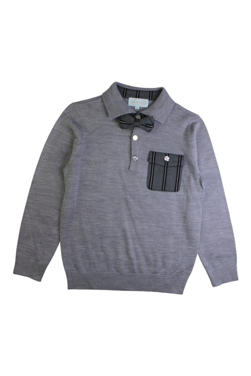 A Grey Long Sleeve Shirts from Nicholas & Bears in size 8Y for boy. (Front View)