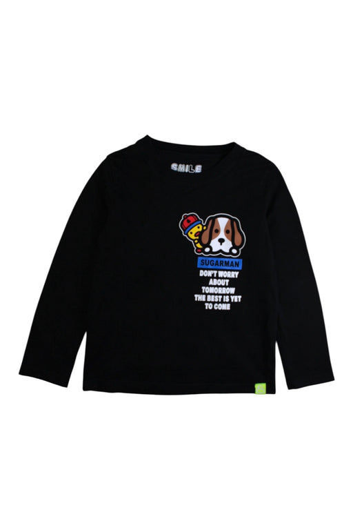 A Black Crewneck Sweatshirts from Sugarman in size 8Y for boy. (Front View)