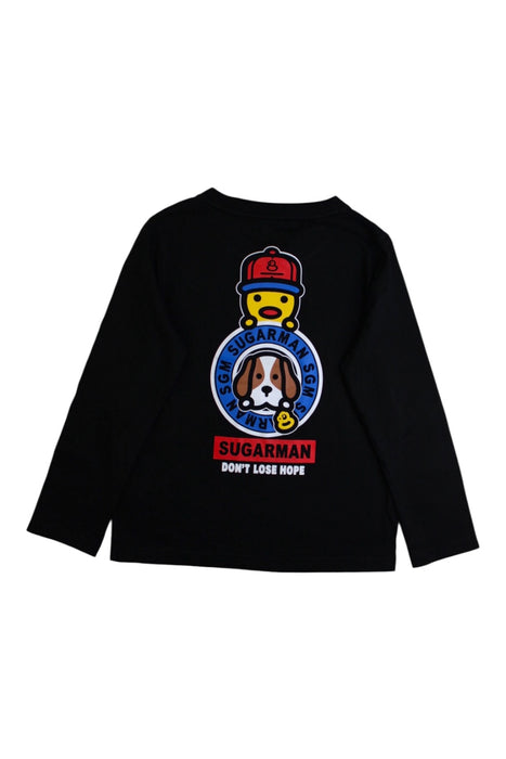 A Black Crewneck Sweatshirts from Sugarman in size 8Y for boy. (Back View)