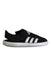 A Black Slip Ons from Adidas in size 7Y for boy. (Front View)