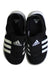 A Black Slip Ons from Adidas in size 7Y for boy. (Back View)