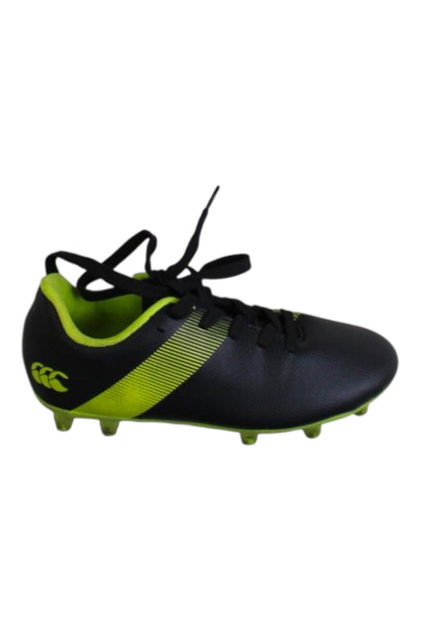 A Black Cleats/Soccer Shoes from Canterbury in size 7Y for neutral. (Front View)