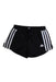 A Black Shorts from Adidas in size 7Y for girl. (Front View)