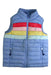 A Blue Outerwear Vests from Joules in size 6T for girl. (Front View)