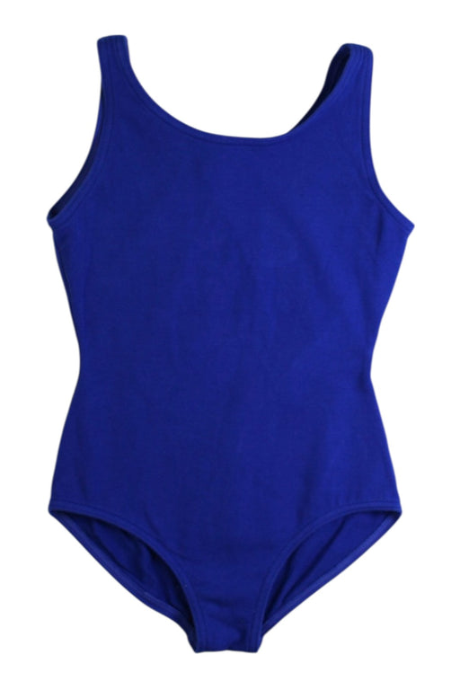 A Blue Leotards from Capezio in size 8Y for girl. (Front View)