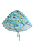 A Blue Sun Hats from i play in size 2T for neutral. (Front View)
