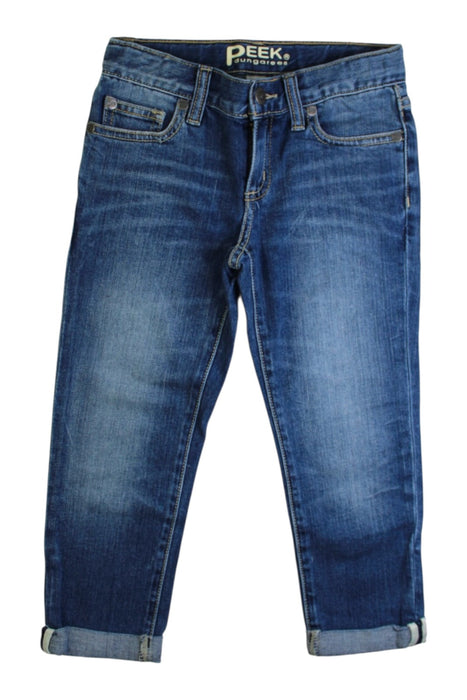 A Blue Jeans from Peek in size 7Y for boy. (Front View)