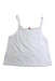 A White Sleeveless Tops from Puella Flo in size 7Y for girl. (Back View)