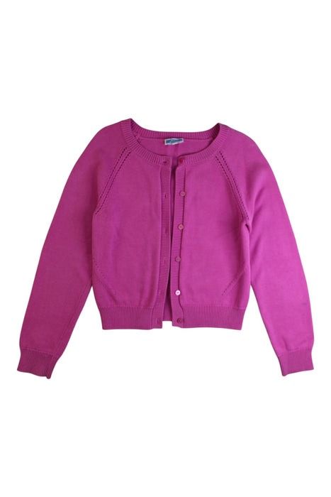 A Pink Cardigans from Jacadi in size 8Y for girl. (Front View)