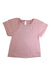A Pink Short Sleeve Tops from Boden in size 7Y for girl. (Front View)