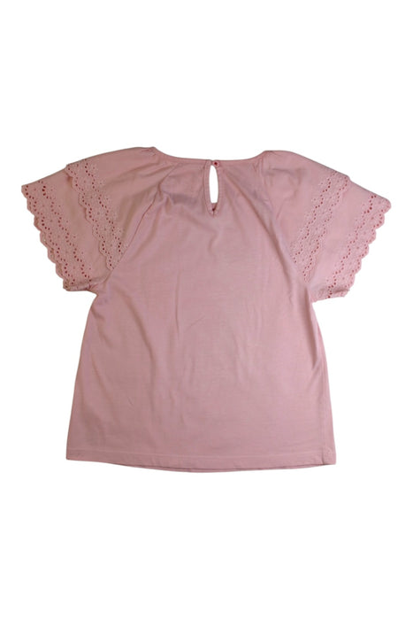 A Pink Short Sleeve Tops from Boden in size 7Y for girl. (Back View)