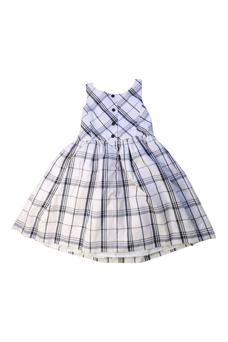 A White Sleeveless Dresses from Polo Ralph Lauren in size 5T for girl. (Back View)