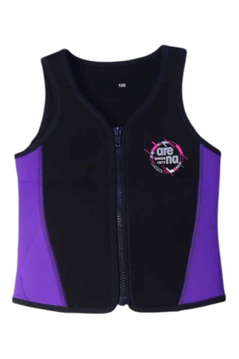 A Black Floatsuits from Arena in size 2T for boy. (Front View)