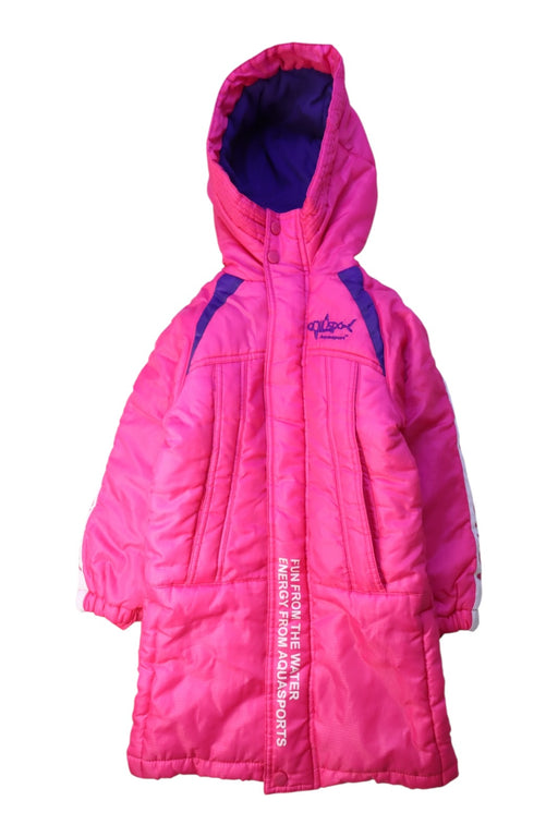 A Pink Puffer/Quilted Coats & Outerwear from Aquasport in size 4T for girl. (Front View)