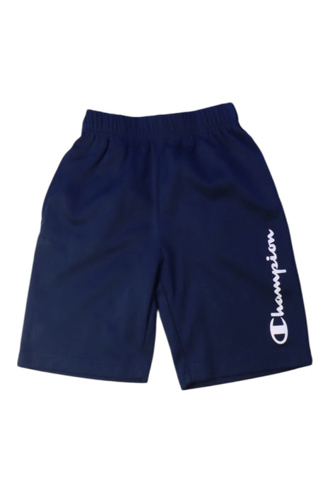 A Navy Shorts from Champion in size 8Y for boy. (Front View)