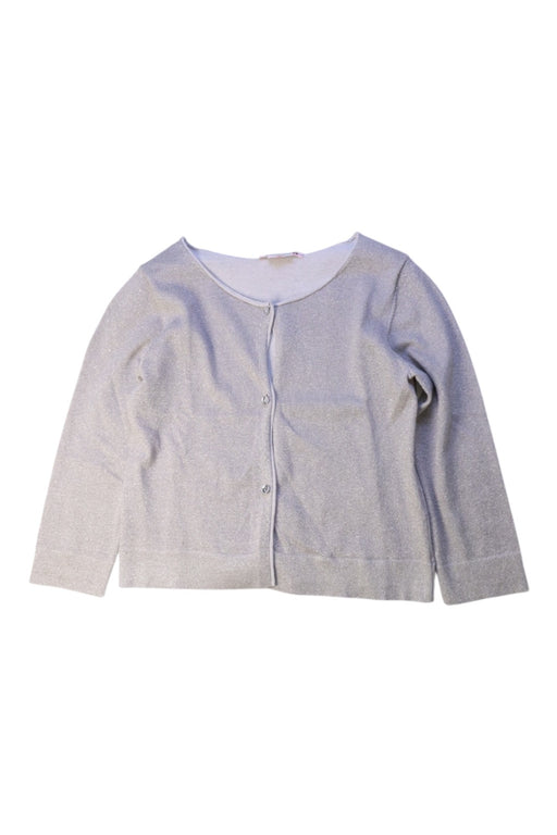 A Grey Cardigans from Bonpoint in size 12Y for girl. (Front View)