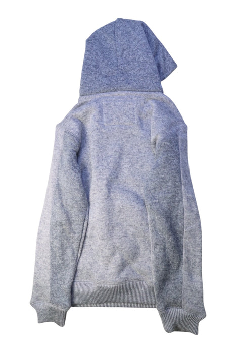A Grey Hooded Sweatshirts from Quiksilver in size 10Y for boy. (Back View)