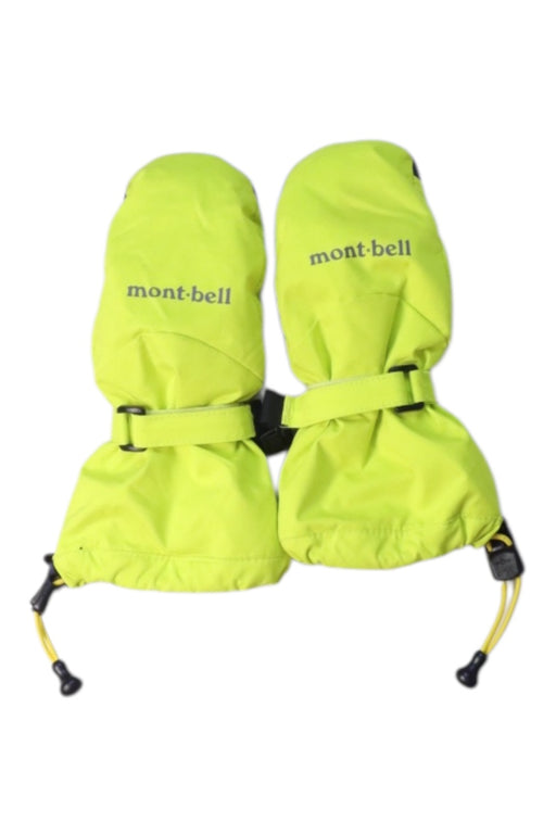 A Yellow Gloves & Mittens from Mont-bell in size 4T for neutral. (Front View)