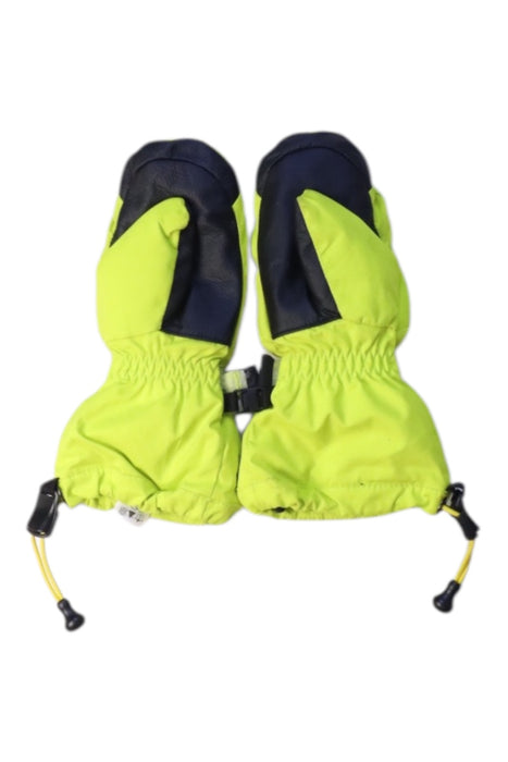 A Yellow Gloves & Mittens from Mont-bell in size 4T for neutral. (Back View)