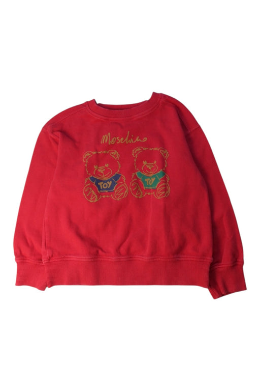 A Red Crewneck Sweatshirts from Moschino in size 6T for neutral. (Front View)