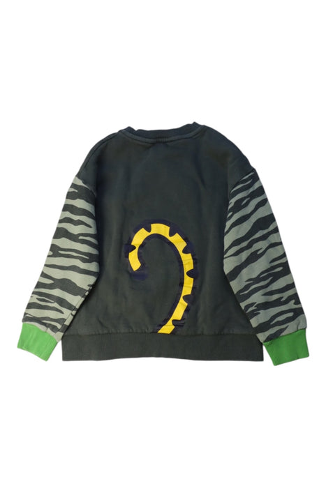 A Green Crewneck Sweatshirts from Kenzo in size 6T for boy. (Back View)