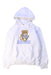A White Hooded Sweatshirts from Moschino in size 8Y for boy. (Front View)