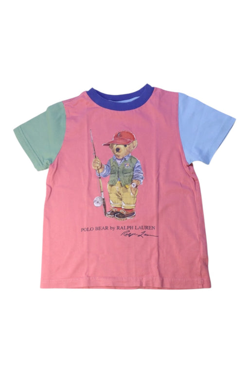 A Multicolour Short Sleeve T Shirts from Polo Ralph Lauren in size 4T for boy. (Front View)