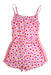 A Pink Sleeveless Rompers from Boden in size 7Y for girl. (Front View)