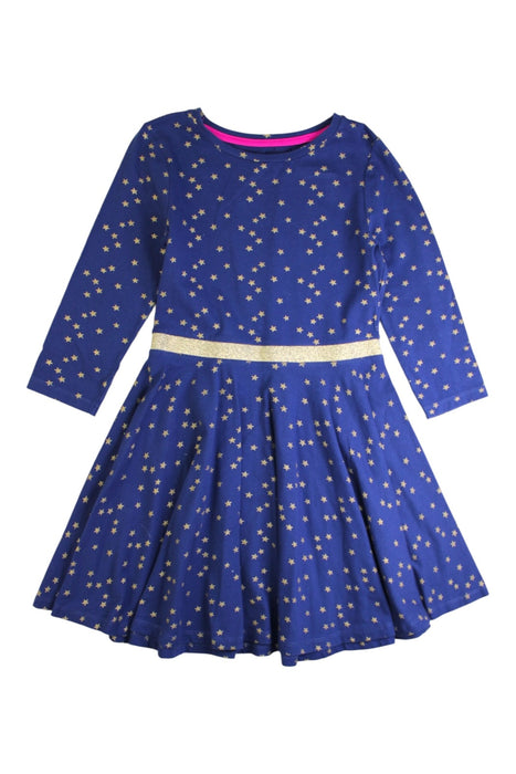 A Blue Long Sleeve Dresses from Boden in size 7Y for girl. (Front View)
