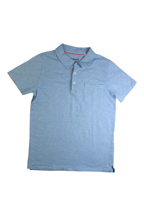A Blue Short Sleeve Polos from Boden in size 11Y for boy. (Front View)