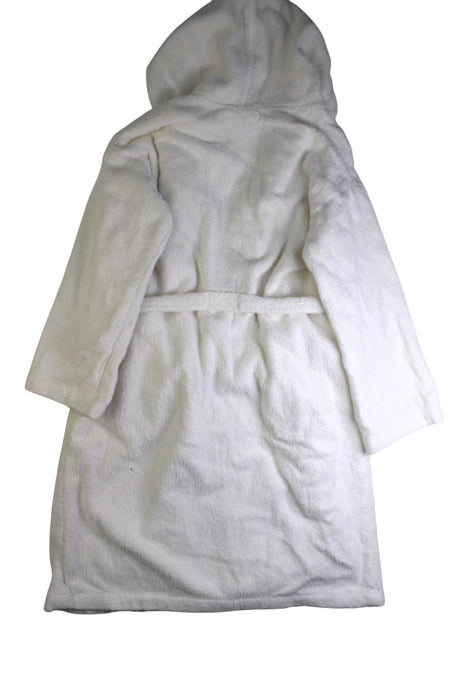 A White Bathrobes from The Little White Company in size 9Y for neutral. (Back View)