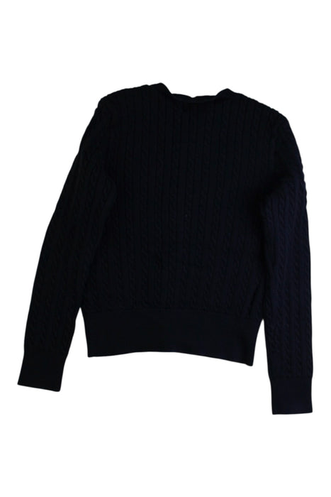 A Navy Cardigans from Polo Ralph Lauren in size 7Y for girl. (Back View)