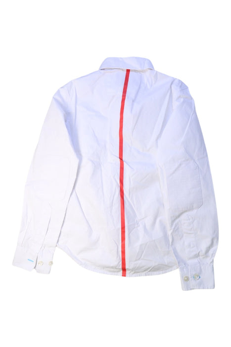 A White Long Sleeve Shirts from Hackett x Aston Martin Racing in size 9Y for boy. (Back View)