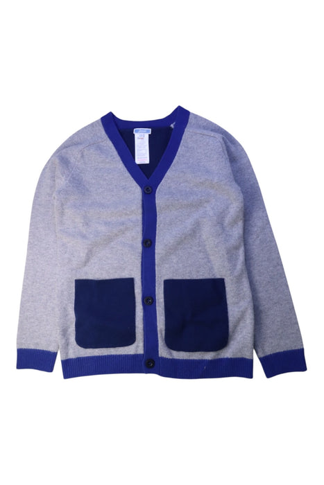 A Grey Cardigans from Jacadi in size 12Y for boy. (Front View)
