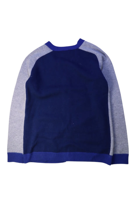 A Grey Cardigans from Jacadi in size 12Y for boy. (Back View)