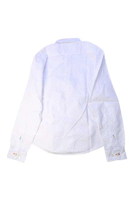 A White Long Sleeve Shirts from Hackett in size 9Y for boy. (Back View)