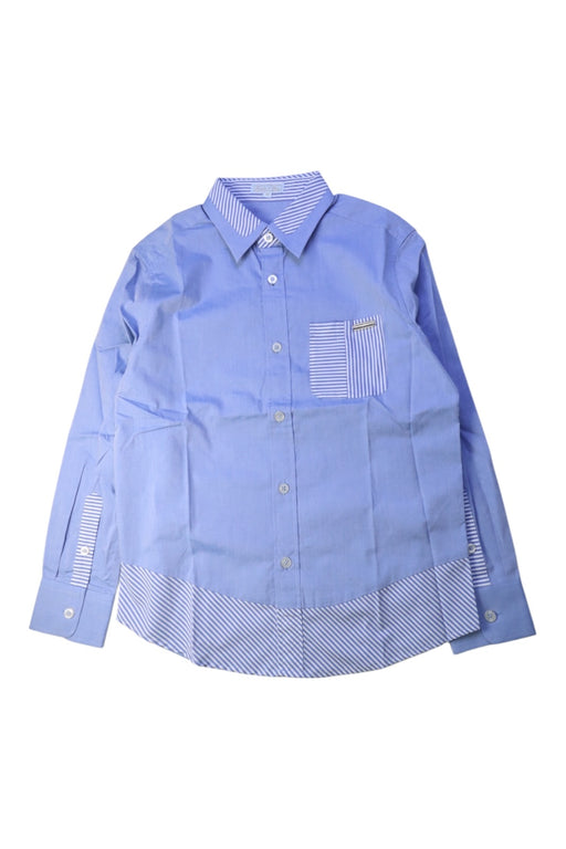 A Blue Long Sleeve Shirts from Nicholas & Bears in size 10Y for boy. (Front View)