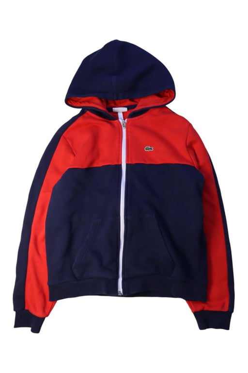 A Navy Lightweight Jackets from Lacoste in size 12Y for boy. (Front View)