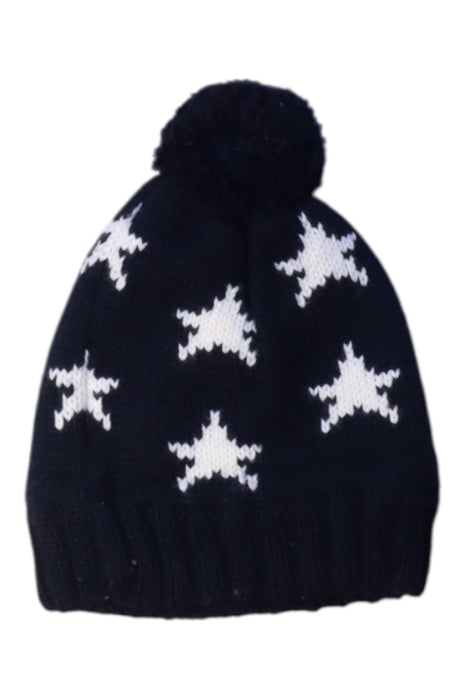 A Navy Winter Hats from Bogner in size 3T for neutral. (Back View)